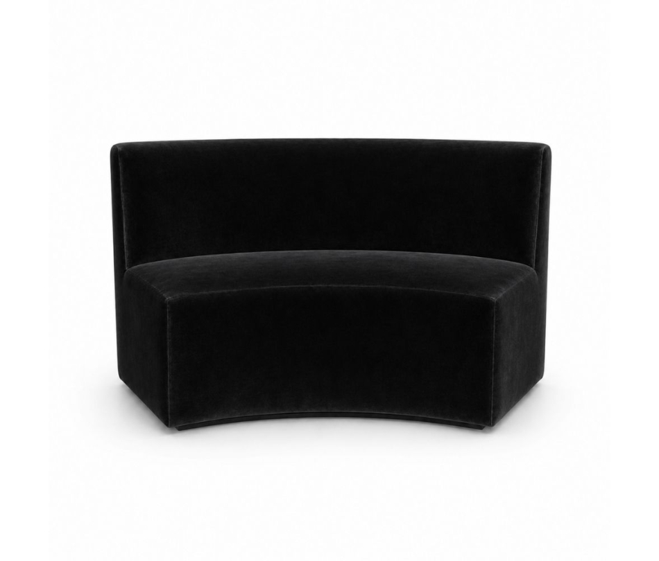 Sofa Module Lưng Lớn - Nhung Đen