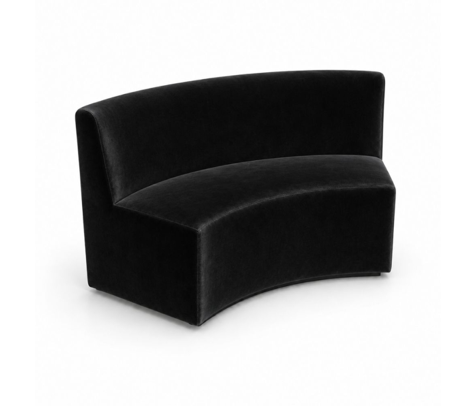 Sofa Module Lưng Lớn - Nhung Đen