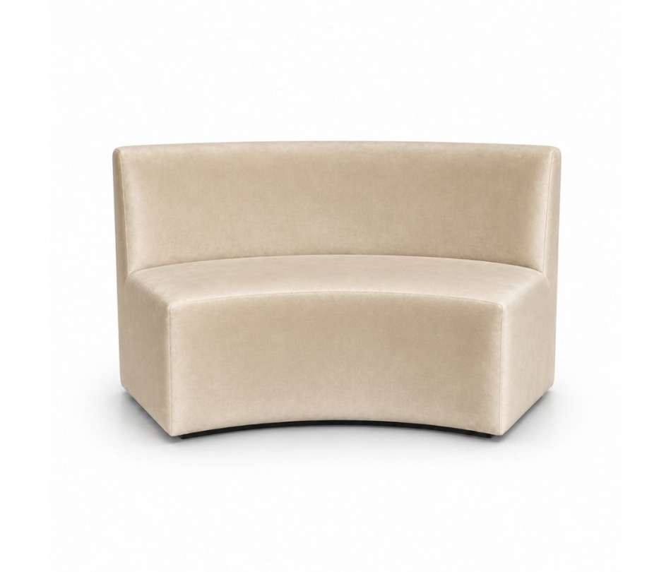 Sofa Module Lưng Lớn - Nhung Champagne