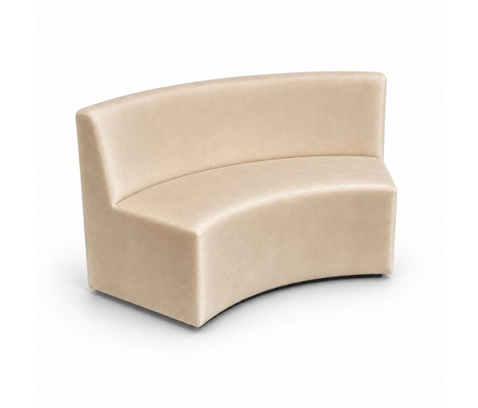 Sofa Module Lưng Lớn - Nhung Champagne
