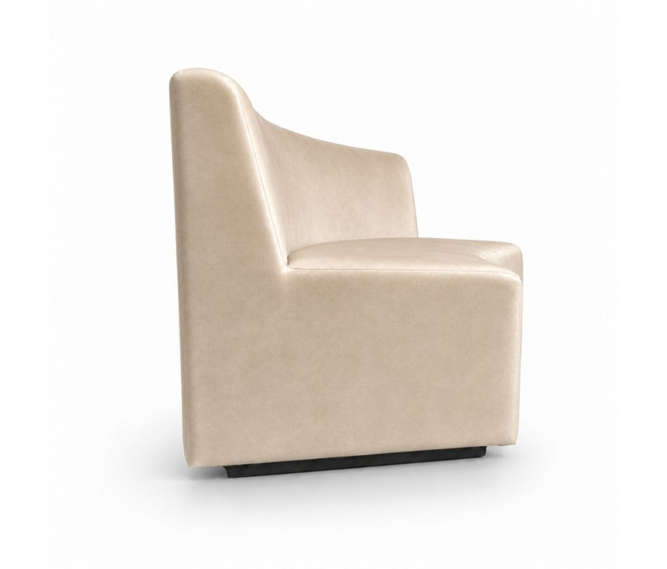 Sofa Module Lưng Lớn - Nhung Champagne