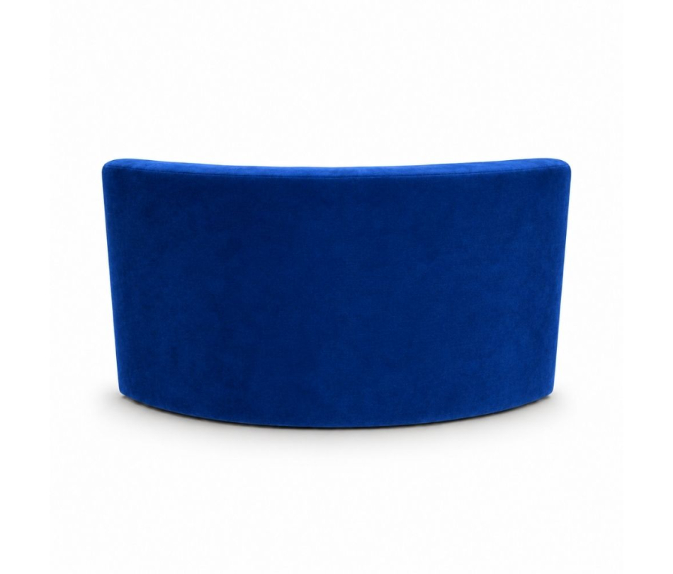 Sofa Module Lưng Lớn - Nhung Xanh Cobalt
