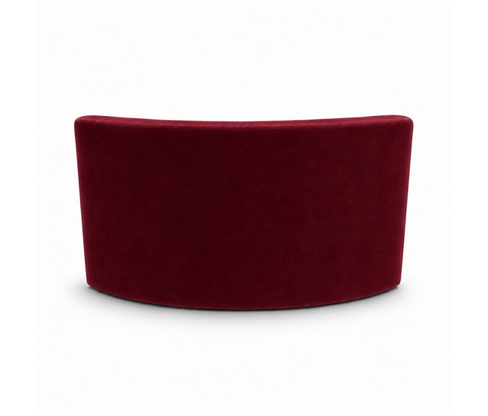 Sofa Module Lưng Lớn - Nhung Đỏ Burgundy