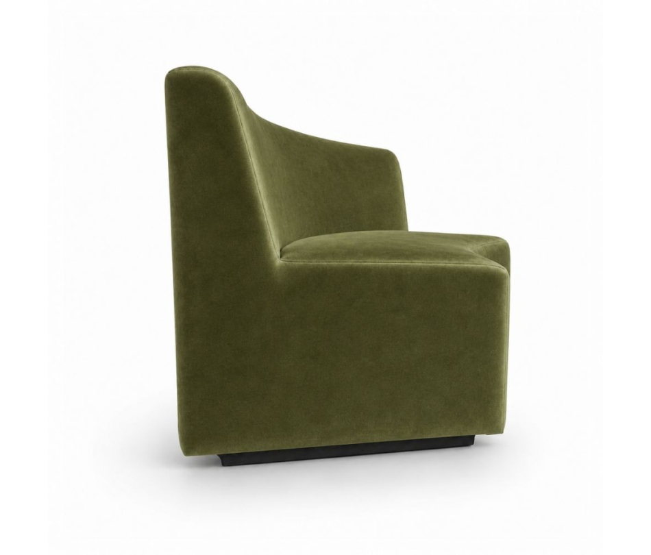 Sofa Module Lưng Lớn - Nhung Xanh Olive