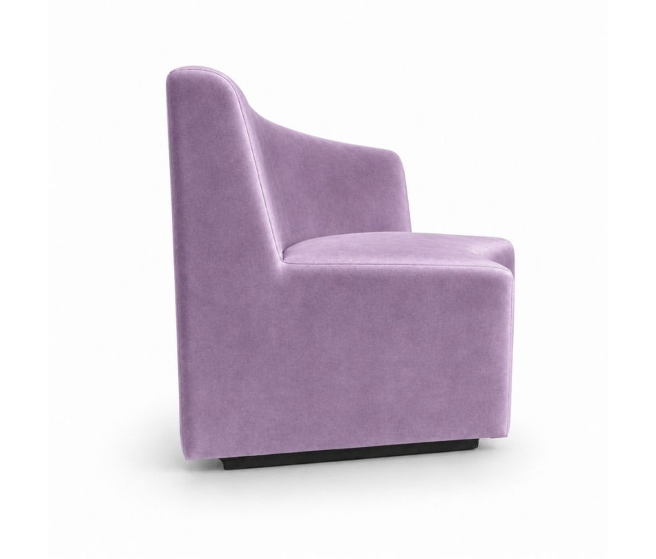 Sofa Module Lưng Lớn - Nhung Tím Lilac