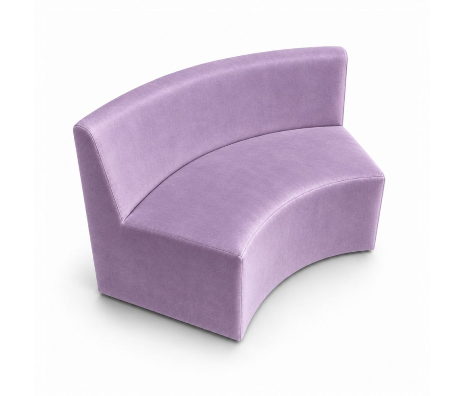 Sofa Module Lưng Lớn - Nhung Tím Lilac