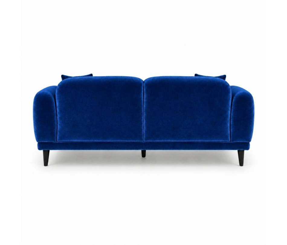 Sofa Đôi Lounge - Nhung Xanh Cobalt