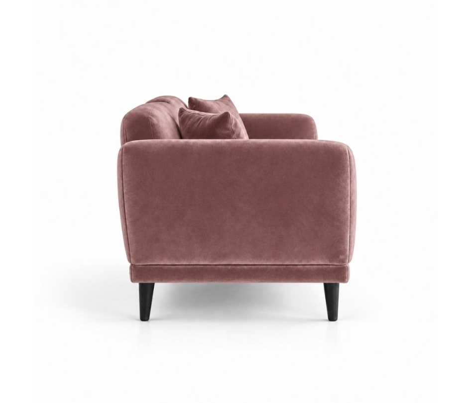 Sofa Đôi Lounge - Nhung Hồng Dusty