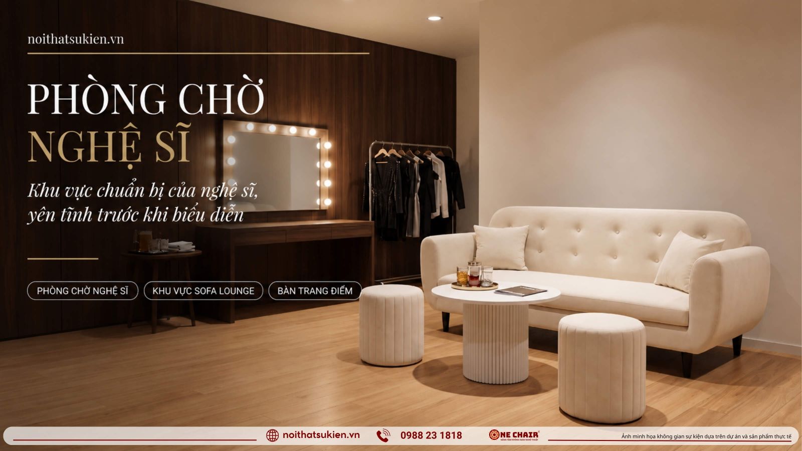 Cac khu vuc noi that hoa nhac tu khu dan nhac den sanh cho va phong cho nghe si