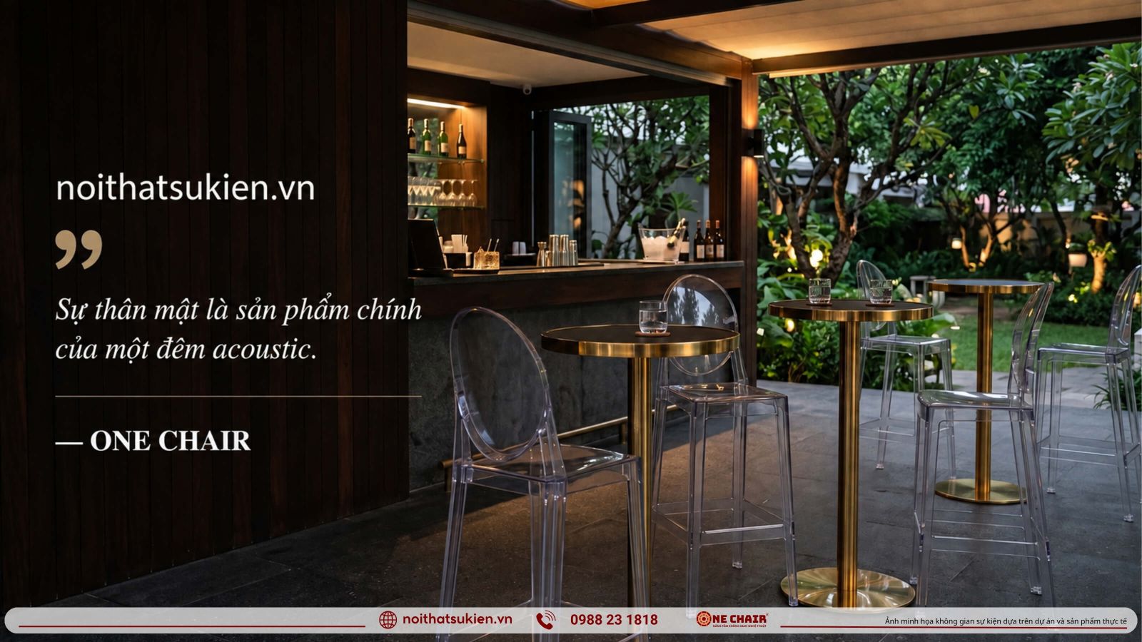 Ban tron nho quanh san khau ghe em va quay bar trong dem nhac acoustic