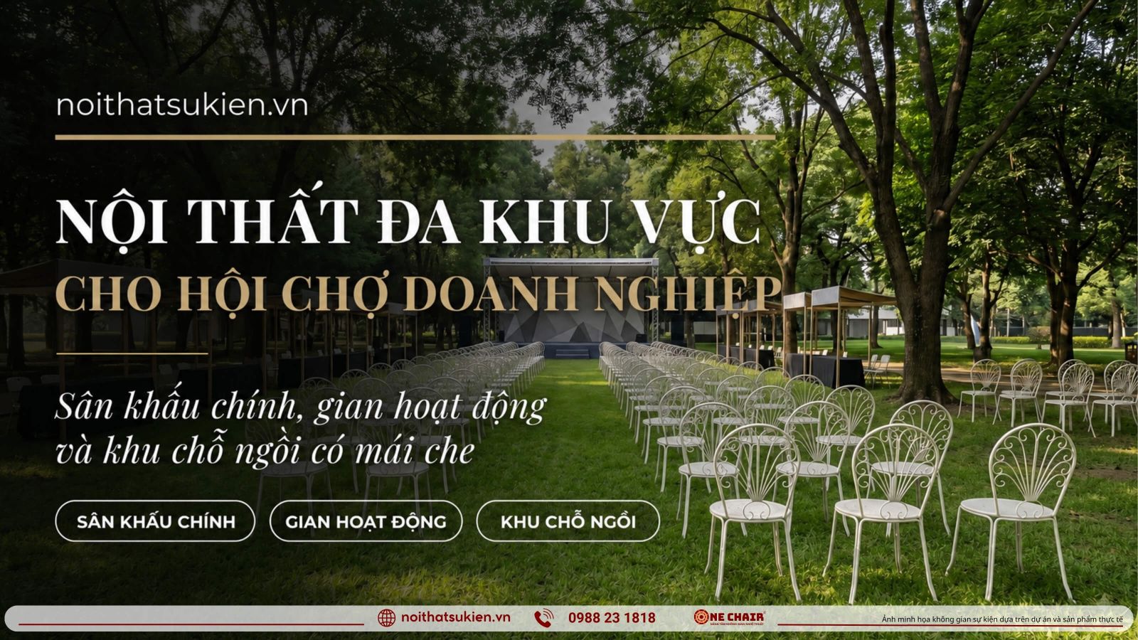 Family day ngay hoi doanh nghiep voi san khau chinh khu gian hoat dong va khu ngoi bong mat