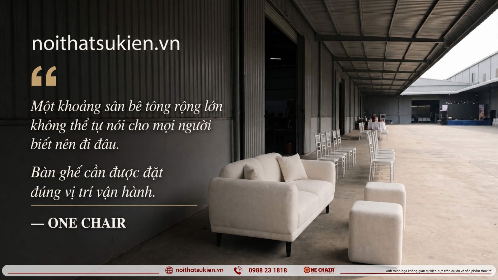 San khau chinh khu an uong suc chua theo dot va bo dong bo chia san lon thanh cac khu