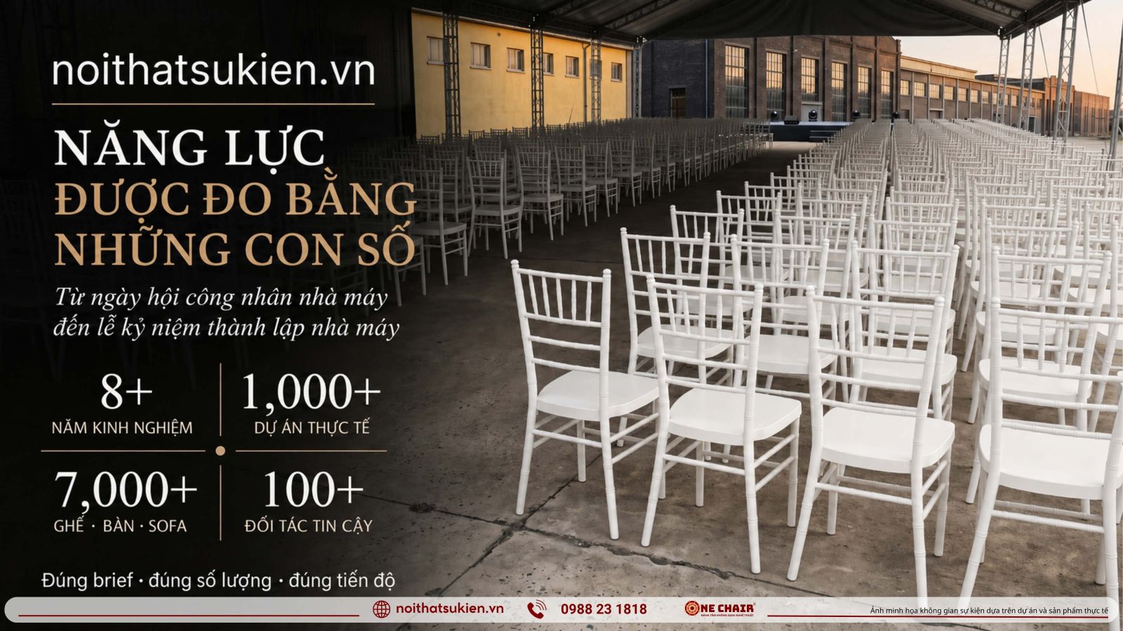 Mot ngay hoi nhan vien nha may da dung noi that theo vai tro khong gian