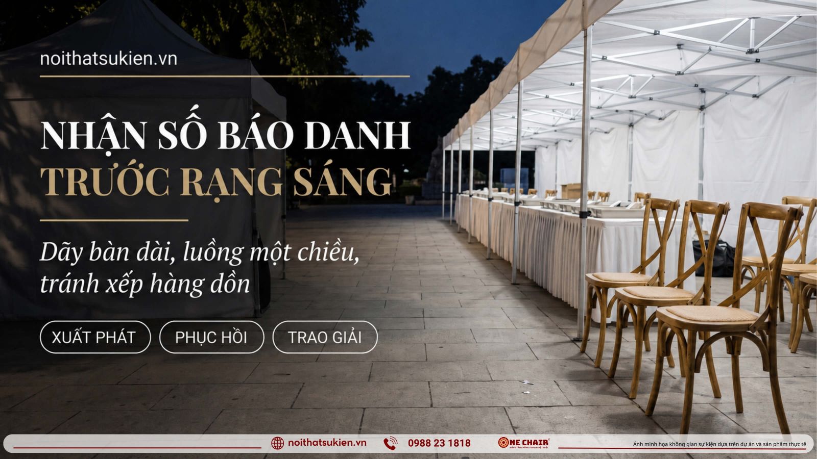 Giai chay marathon khu nhan so bao danh khu phuc hoi va khu trao giai