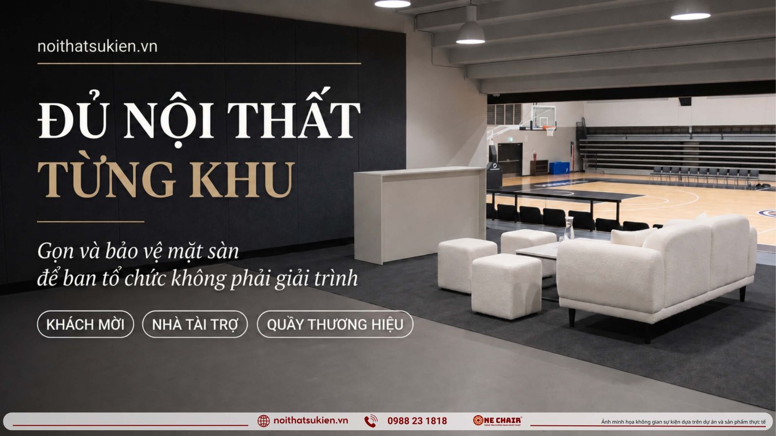 Cac khu vuc noi that giai dau nha thi dau tu ban trong tai den khu khach moi