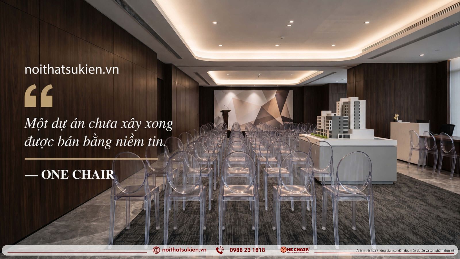 San khau cong bo khu sa ban va hang ghe khach moi trong le cong bo du an