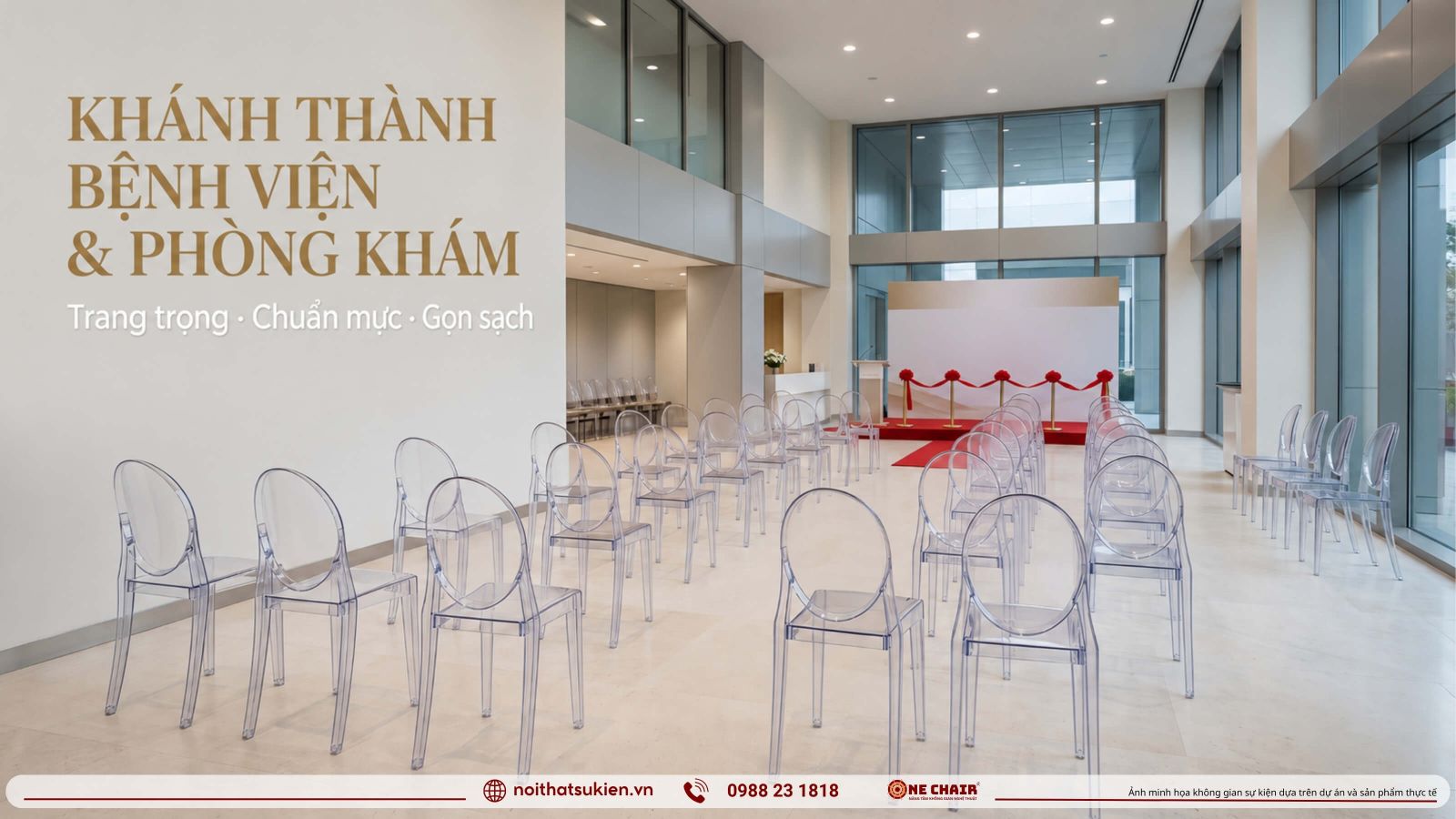 Double-click de tai anh len - noi-that-su-kien-khanh-thanh-benh-vien-phong-kham-hero.jpg Khong gian khanh thanh benh vien khu cat bang hang ghe quan khach va khu tham quan co so