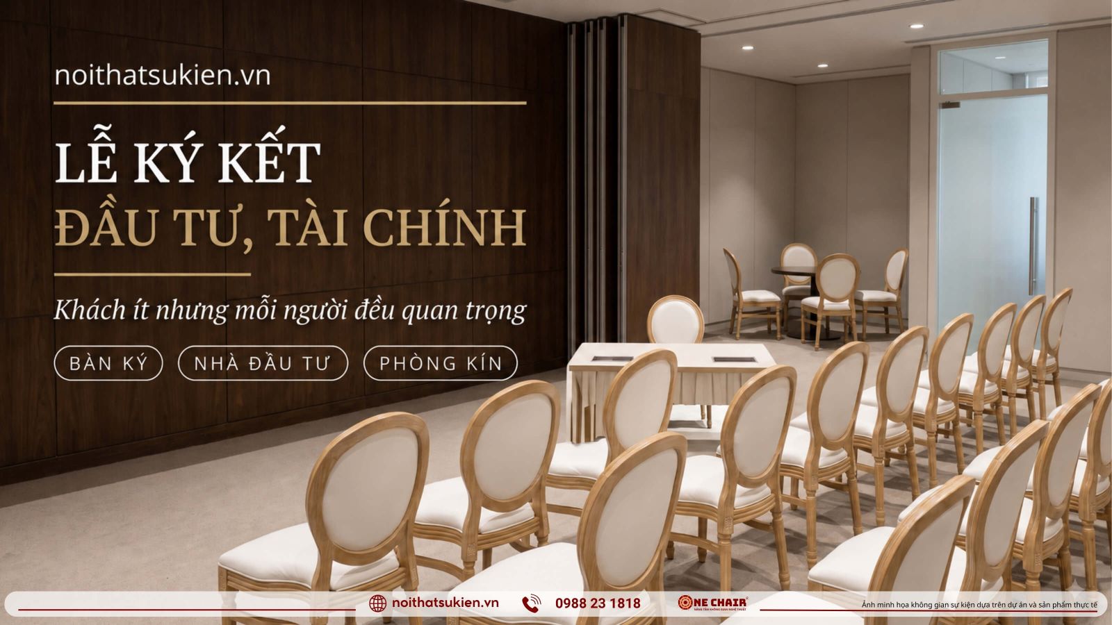 Le ky ket dau tu ban ky trang trong khu nha dau tu va phong hop kin