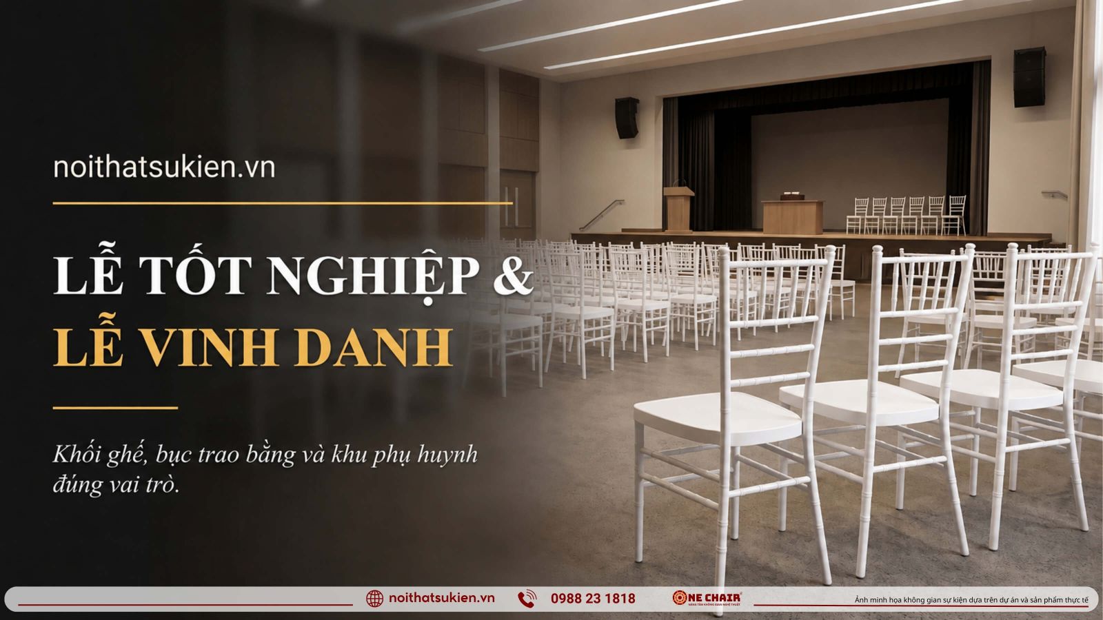 Le dai buc trao bang khoi ghe tan cu nhan va khu phu huynh trong mot buoi le