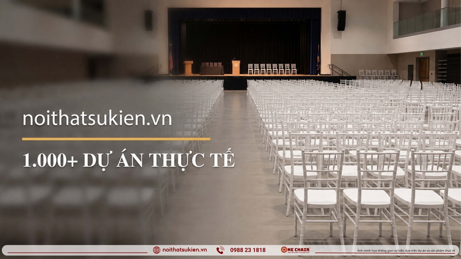 Mot buoi le tot nghiep da dung noi that theo vai tro khong gian