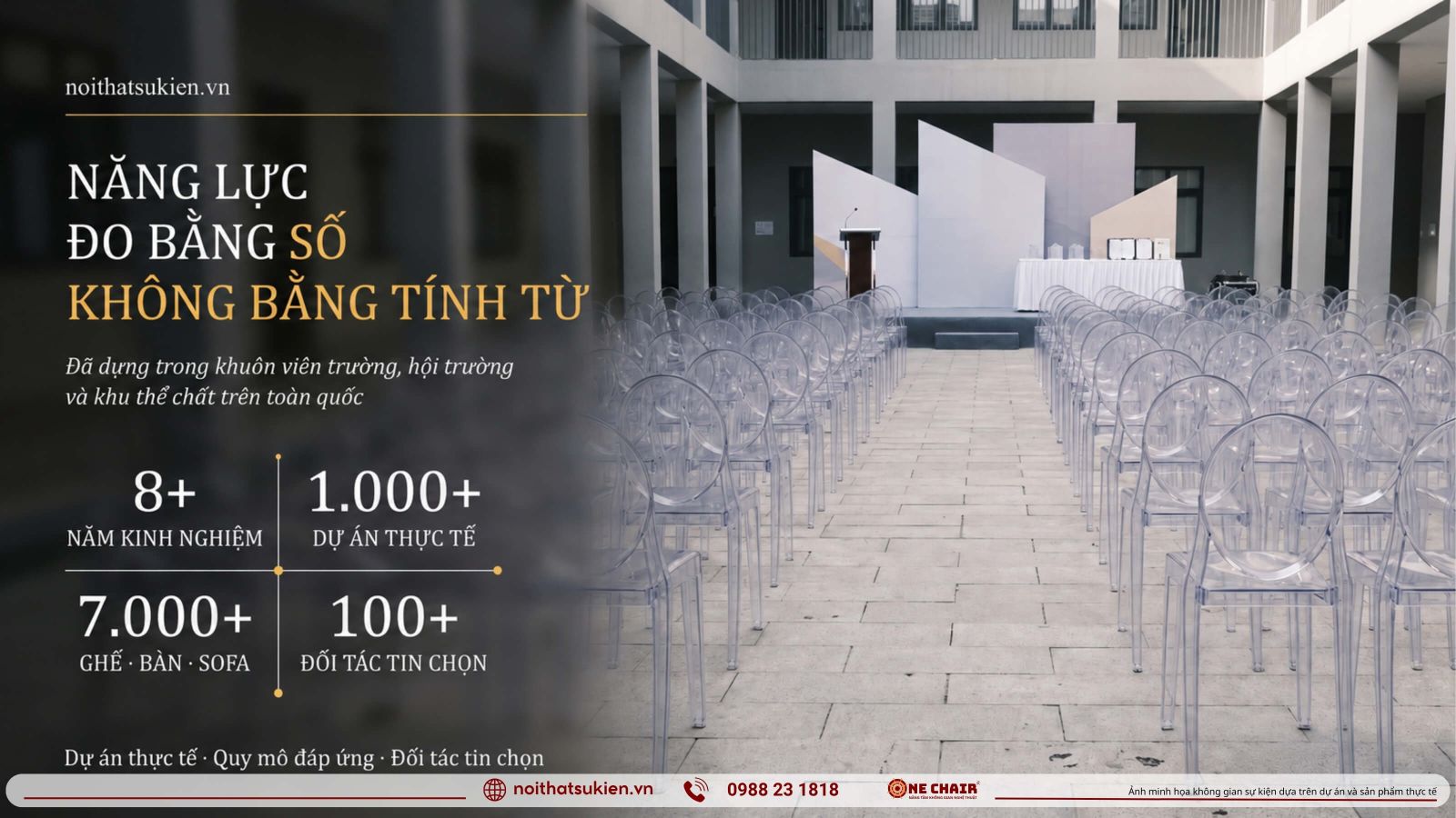 Mot le tot nghiep truong quoc te da dung noi that theo vai tro khong gian