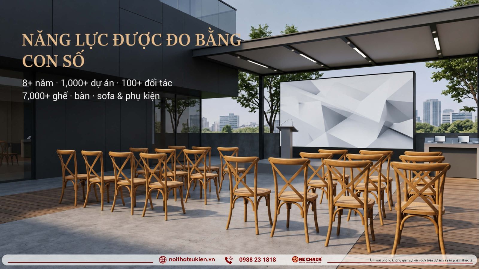 Mot buoi ra mat san pham tai chinh fintech da dung noi that theo vai tro khong gian