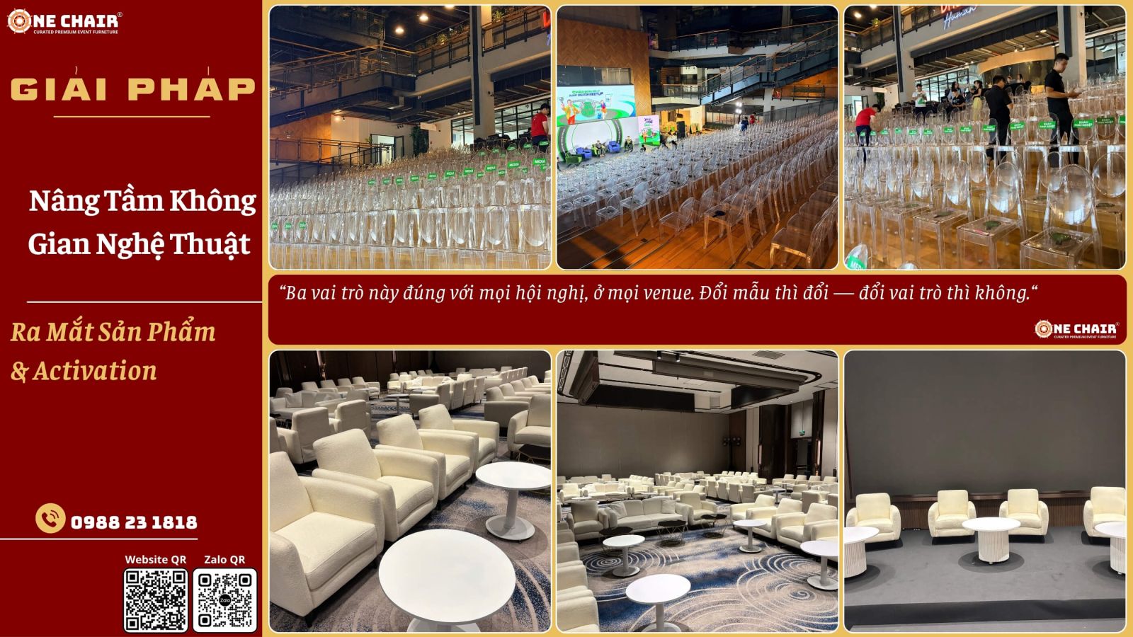 KOL lounge và khu networking với sofa module, ottoman, bàn cocktail, ghế bar và bàn bar cao