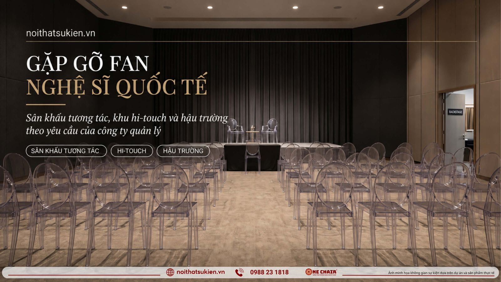 Fan meeting nghe si quoc te voi san khau giao luu khu hi-touch va hau truong rieng