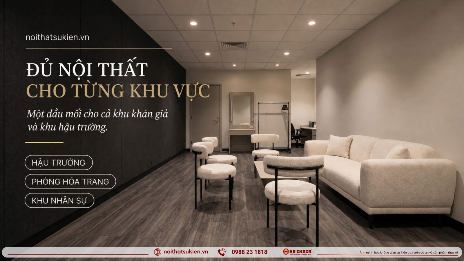 Cac khu vuc trong fan meeting quoc te tu khu khan gia den khu hi-touch va hau truong