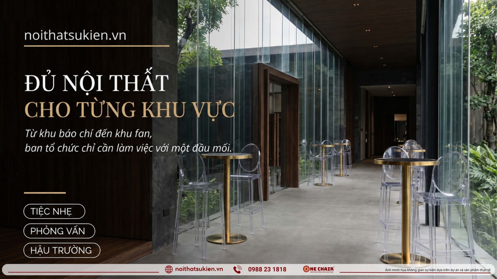 Cac khu vuc trong buoi showcase tu khu bao chi den khu khan gia san khau va khu phong van