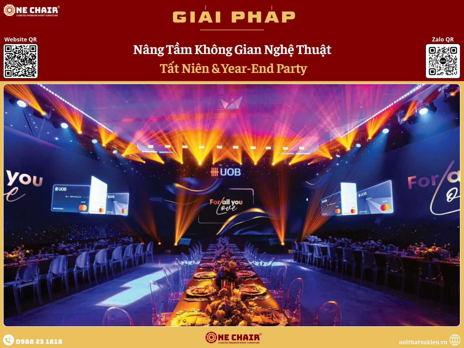Khu đứng, minigame và chụp ảnh tất niên với bàn cocktail, ghế bar, bàn bar cao và ottoman