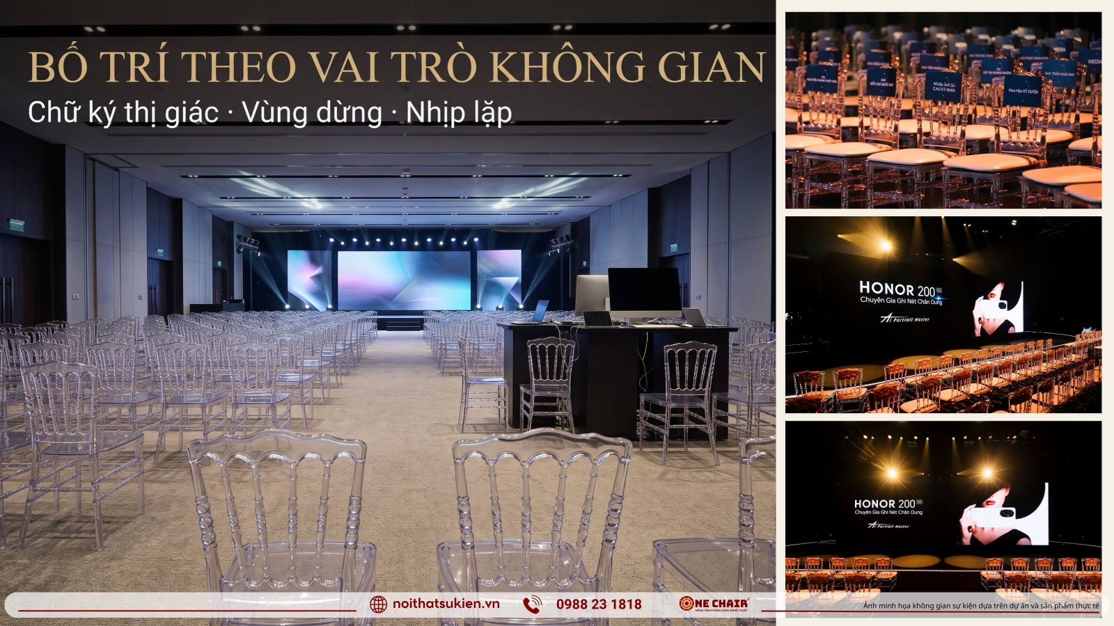 San khau keynote khu demo trai nghiem san pham va hang ghe khan gia su kien cong nghe