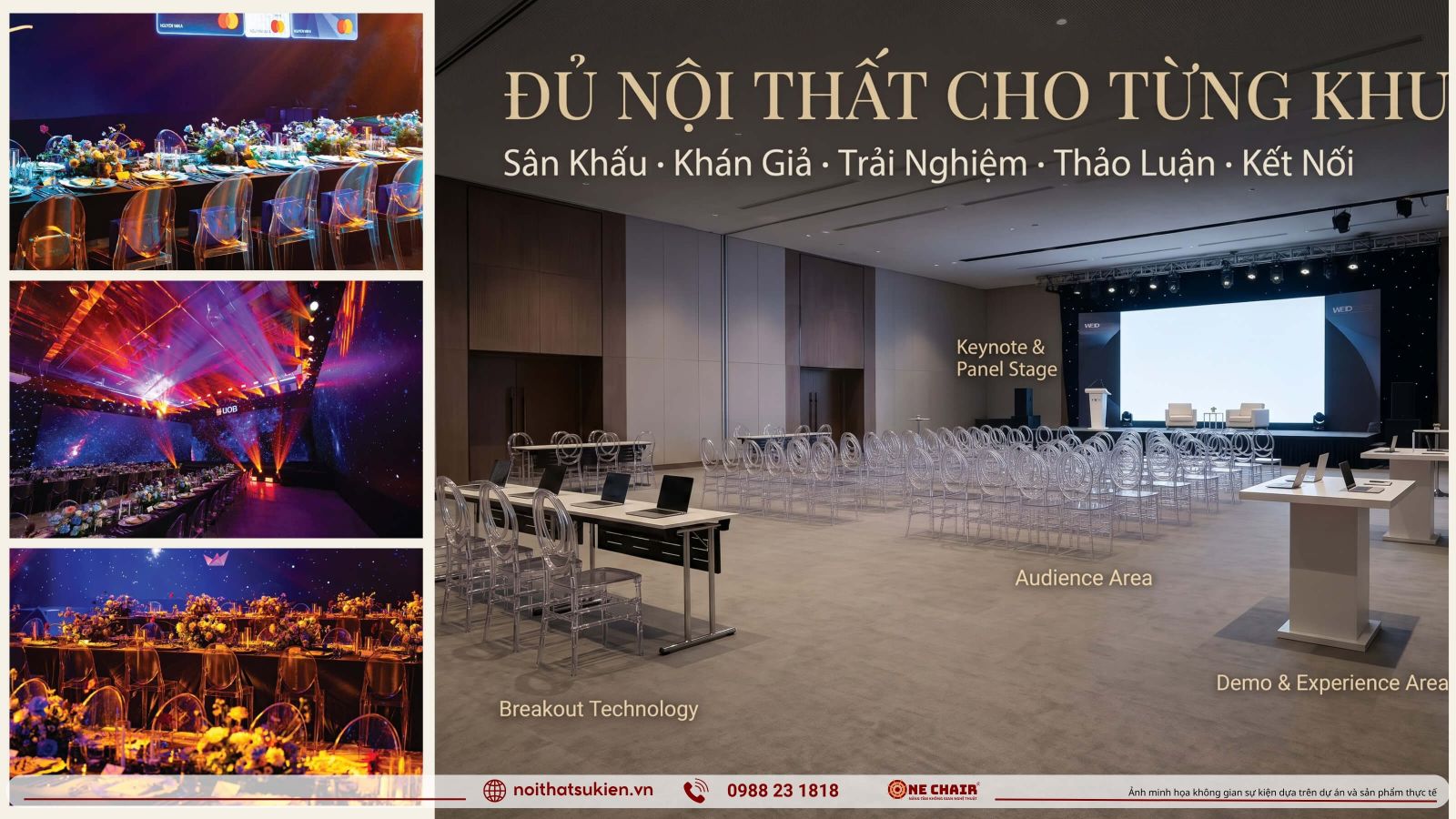 Cac khu vuc noi that su kien cong nghe tu san khau keynote den khu demo va networking developer