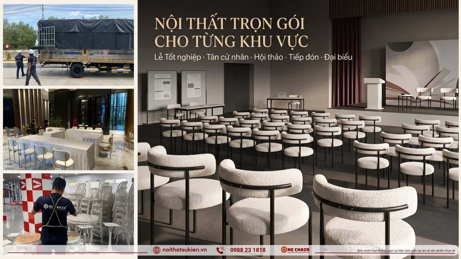 Cac khu vuc noi that le tot nghiep tu hang ghe cu nhan san khau trao bang den khu don tiep