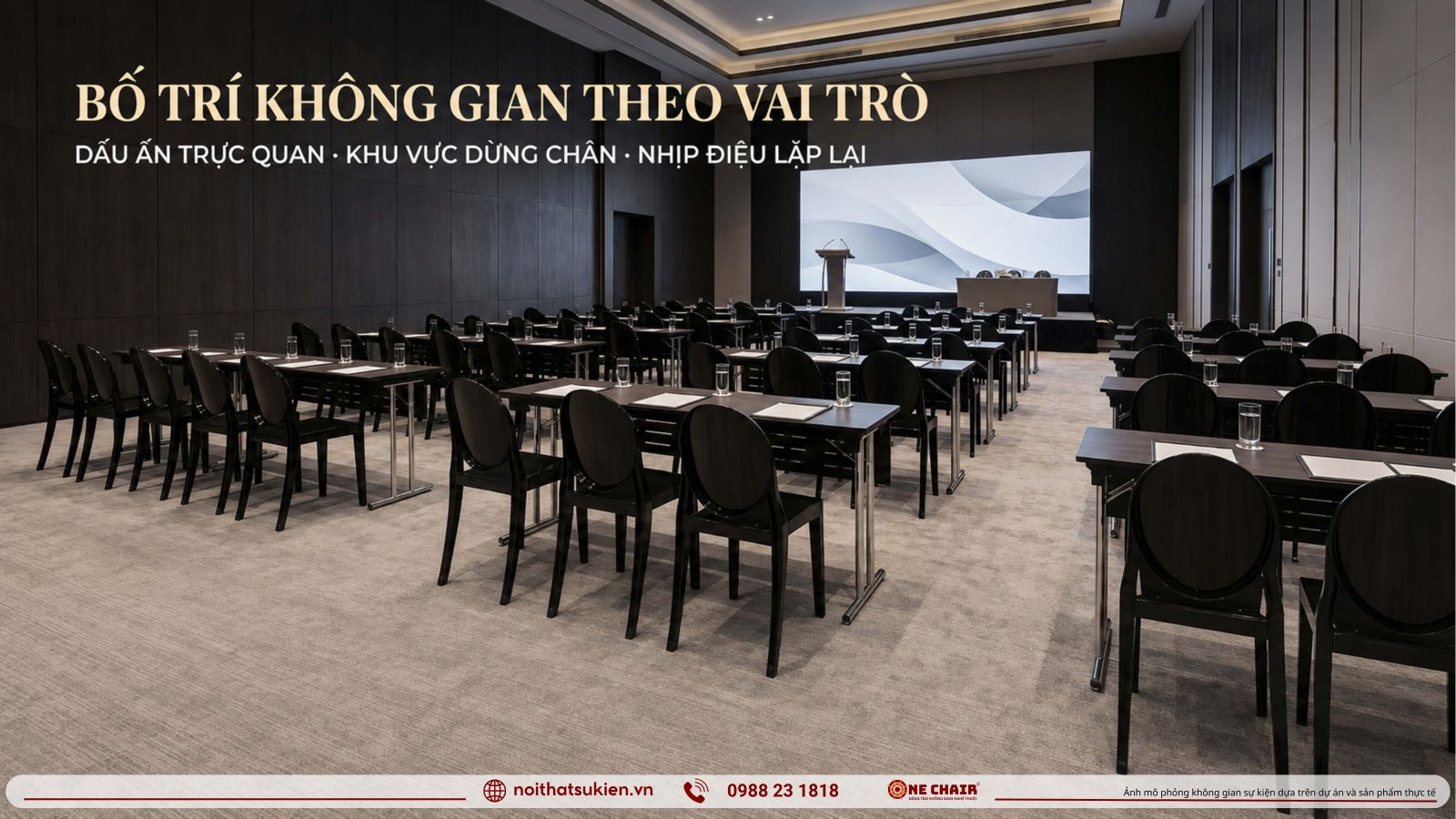 San khau tri an khu networking dai bieu va day ban hoi nghi the hien ba vai tro khong gian gala y te