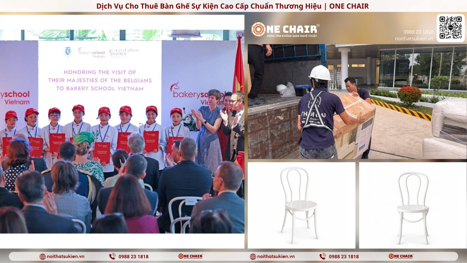 Thuê ghế sự kiện acrylic cho ra mắt sản phẩm – ONE CHAIR