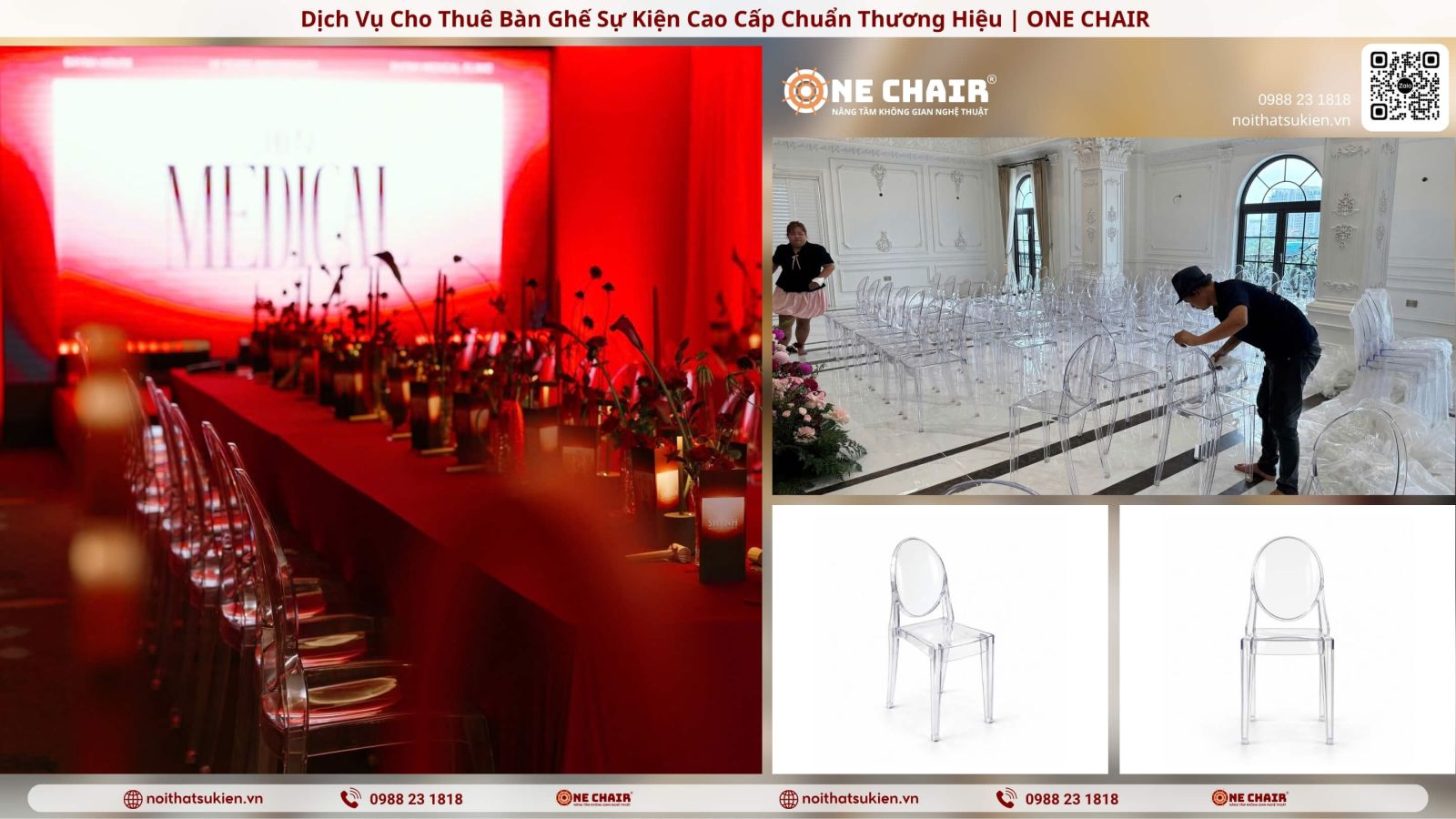 Cho thuê sofa khu VIP sự kiện – Sofa Armchair VIP và đôn – ONE CHAIR