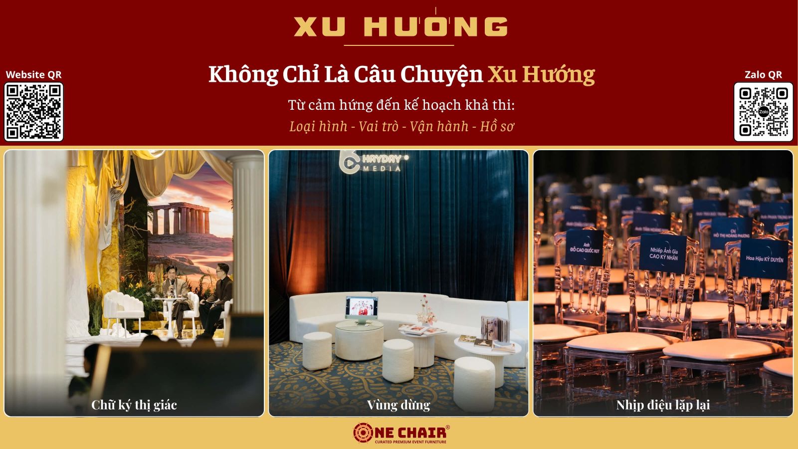cách làm nội thất sự kiện - không chỉ là xu hướng