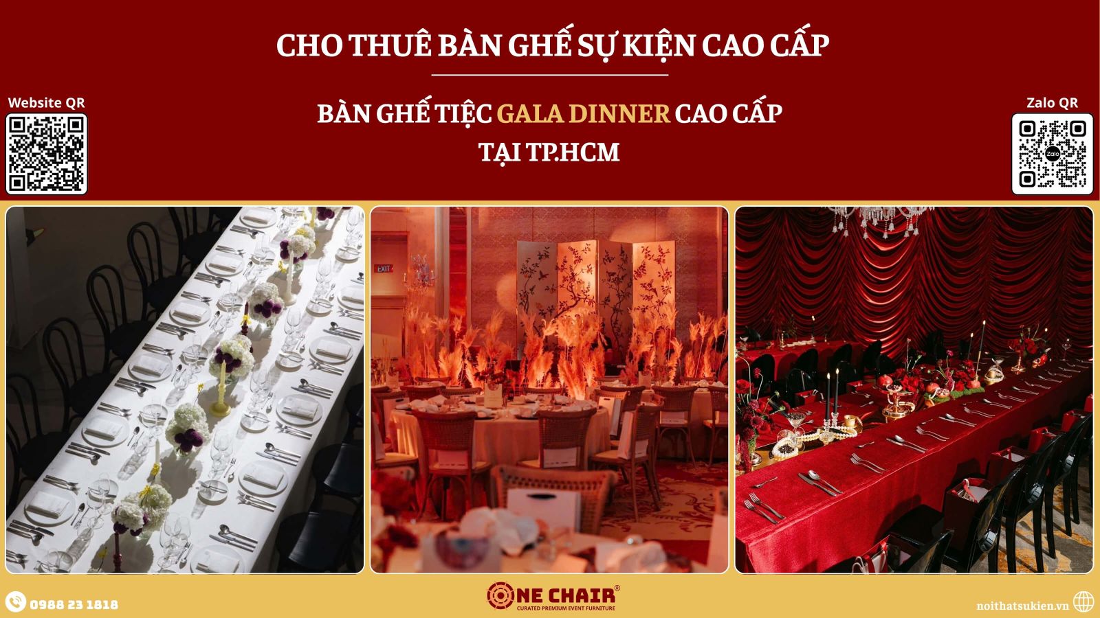 Cho thue ban ghe tiec gala dinner cao cap tai TP.HCM ban tiec phu khan va ghe ghost