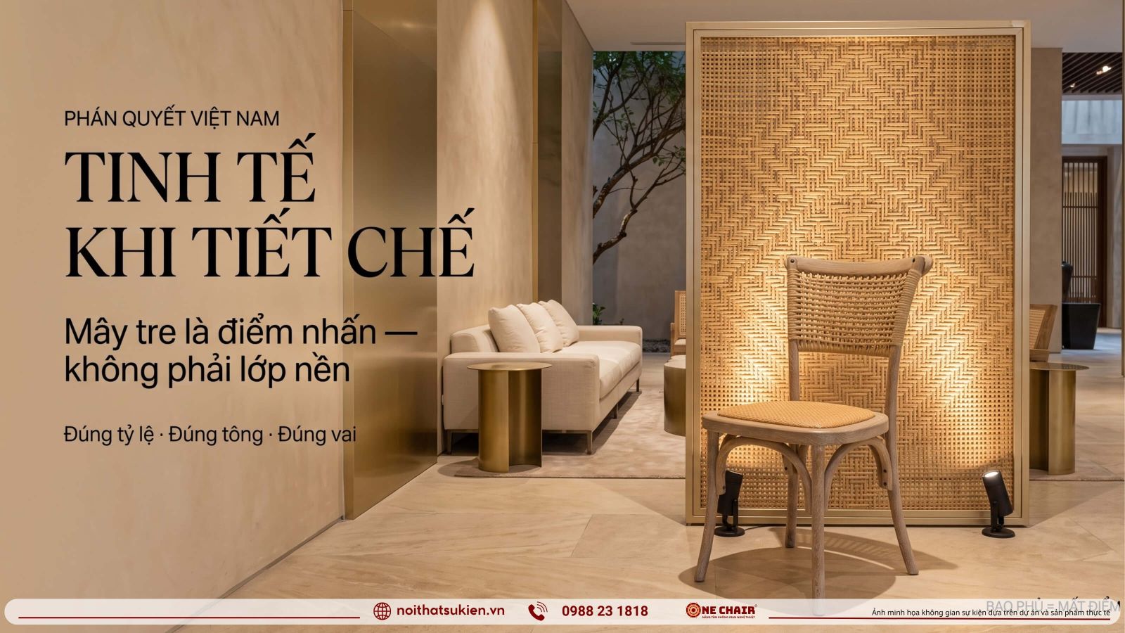 May tre dan lam diem nhan tai khu lounge va backdrop su kien doanh nghiep
