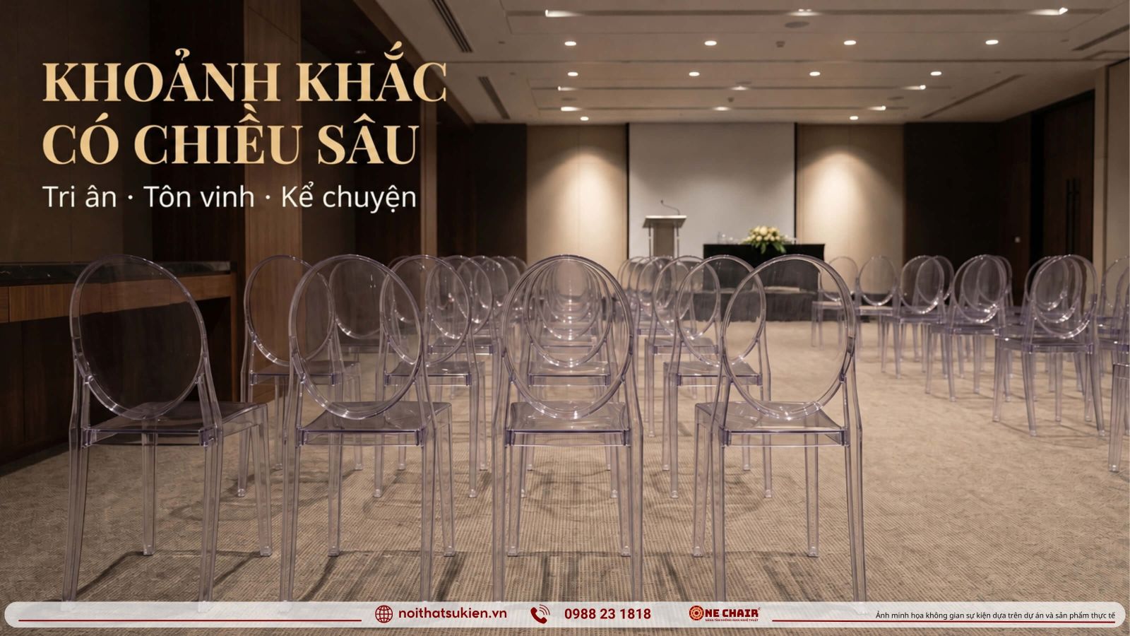 Khu tri an va vinh danh dat tieu diem cam xuc trong nghi le doanh nghiep