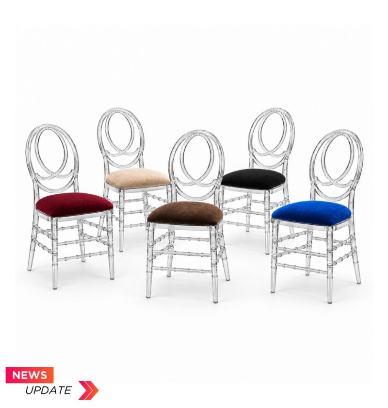 Ghế Phoenix Trong Suốt Nệm
