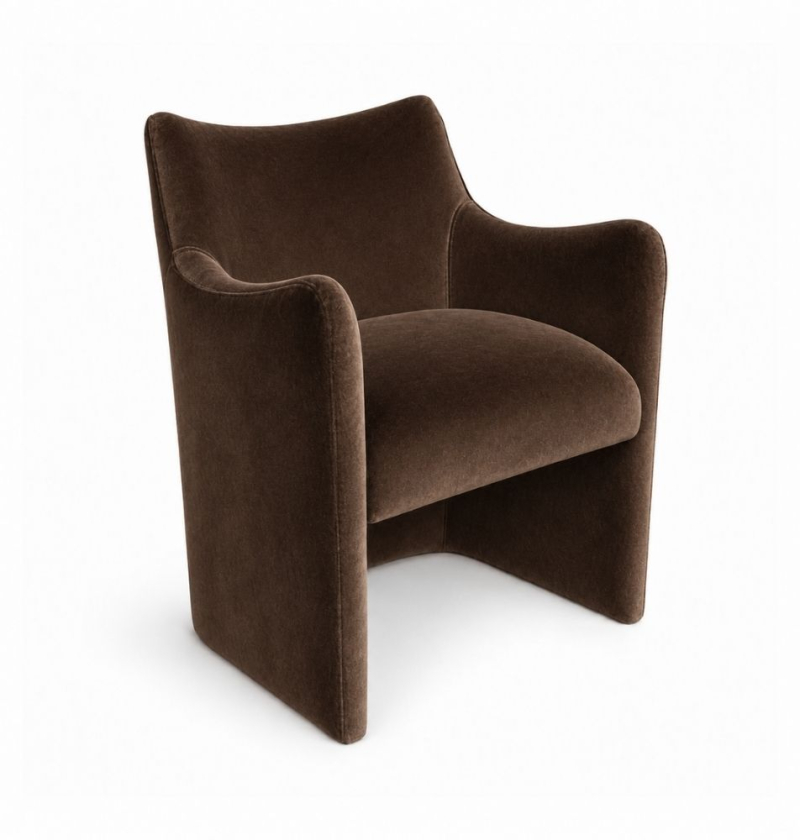 Ghế Sofa Muse - Nhung Nâu Chocolate