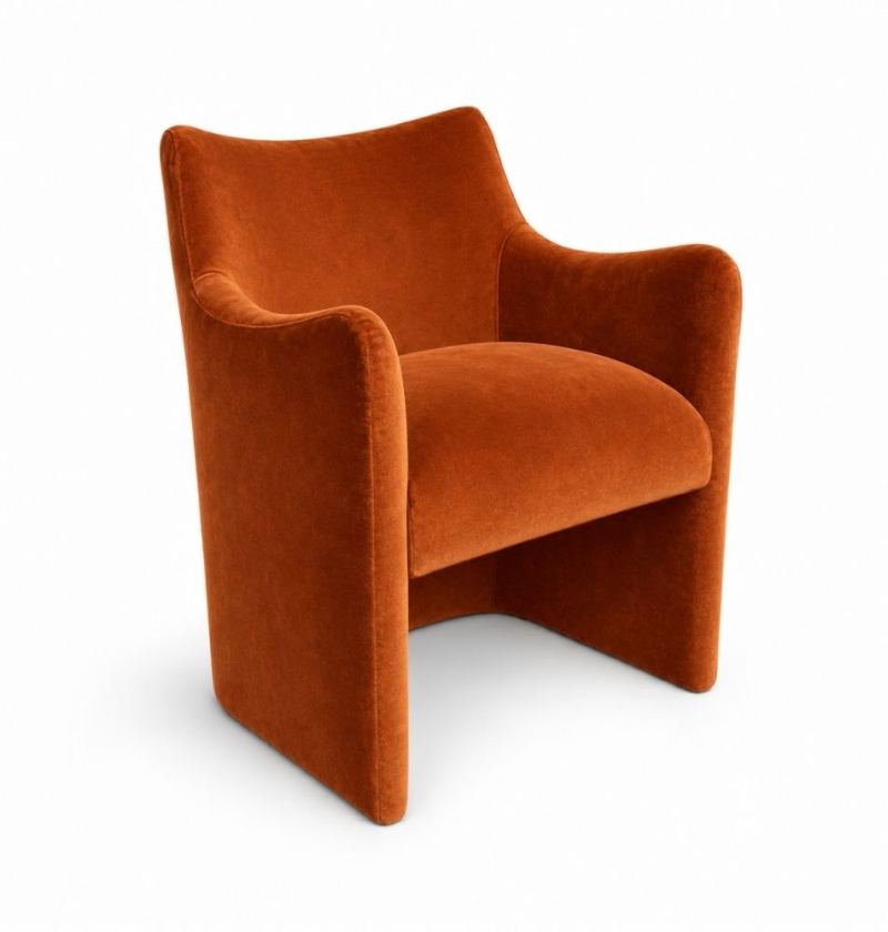 Ghế Sofa Muse - Nhung Cam Đất