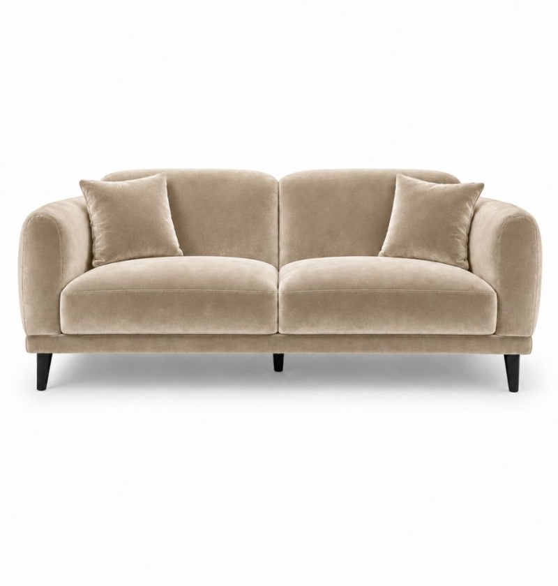Sofa Đôi Lounge  - Nhung Champagne
