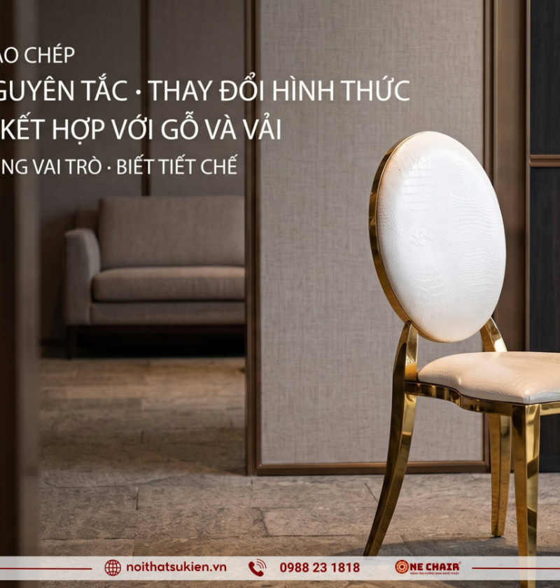 Ánh kim trở lại trong thiết kế sự kiện: sang trọng thật hay chỉ hào nhoáng ở Việt Nam?