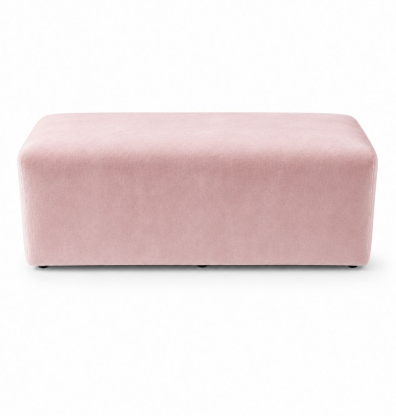Ghế Bench Dài - Nhung Hồng Đào