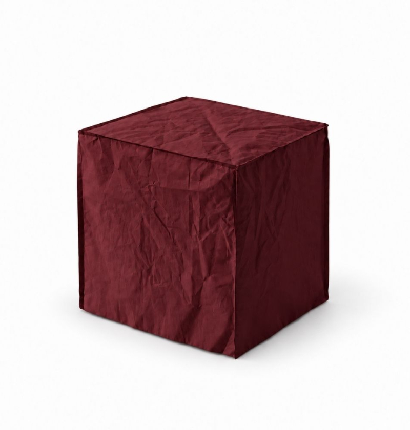 Đôn Giấy - Đỏ Burgundy