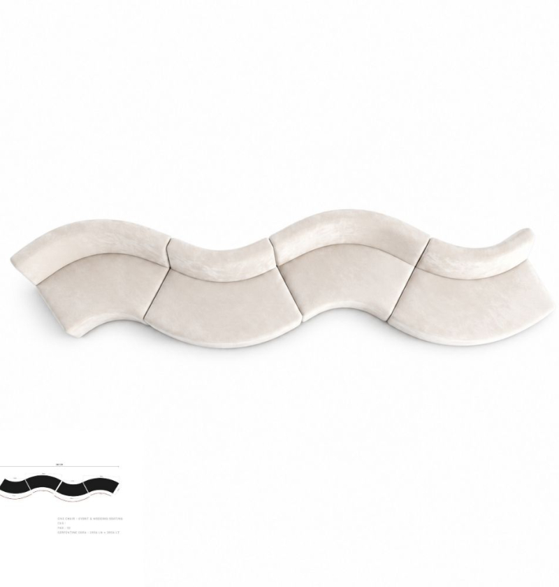 Sofa Lượn Sóng 4 Module